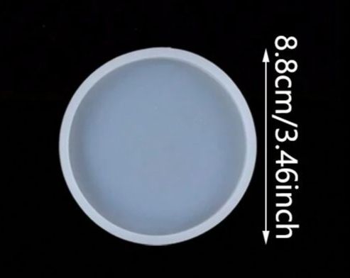 4PCS Silicone Clay Resin Mold Set – Epoxy DIY Molds for Coasters, Bowls & Candle Holders | Craft & Home Decor Supplies - Plate Mold for Resin Art