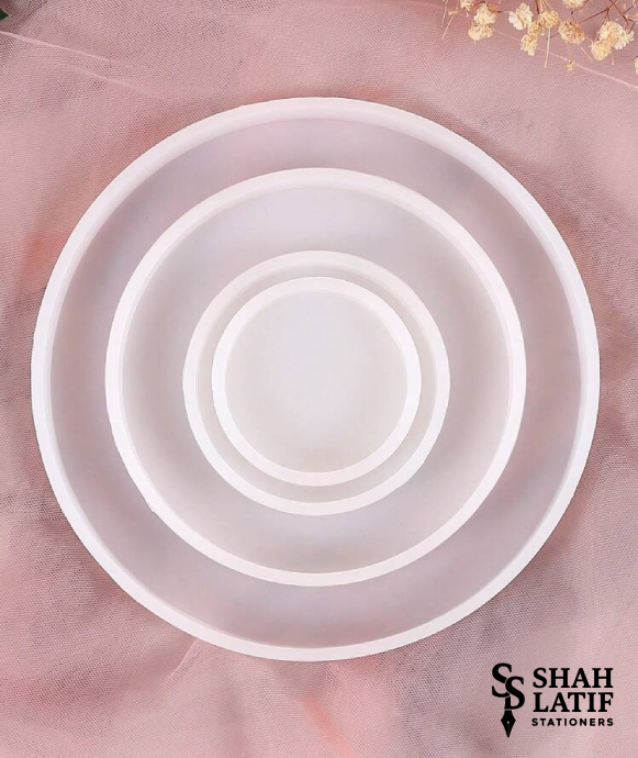 Round Coaster Silicone Mold Set – 4 Sizes (Nested)