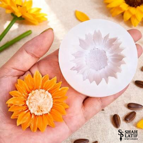Sunflower Silicone Mold – Large 3D Single Flower