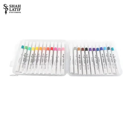 24 pcs case pack Acrylic Paint Markers Wood, Glass, Fabric, Stone Arts and Crafts, Professional Artistic Use