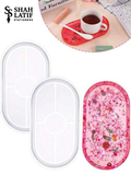 Oval Serving Tray Silicone Mold Set – 2pcs (Large & Small)