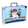 Unicorn - Space Frozen 145 Pcs Colouring Kit Kids Art Set Stylish Artists Sketching & Painting Provides Sketch Coloring, Drawing, Painting with Unicorn Aluminum Box