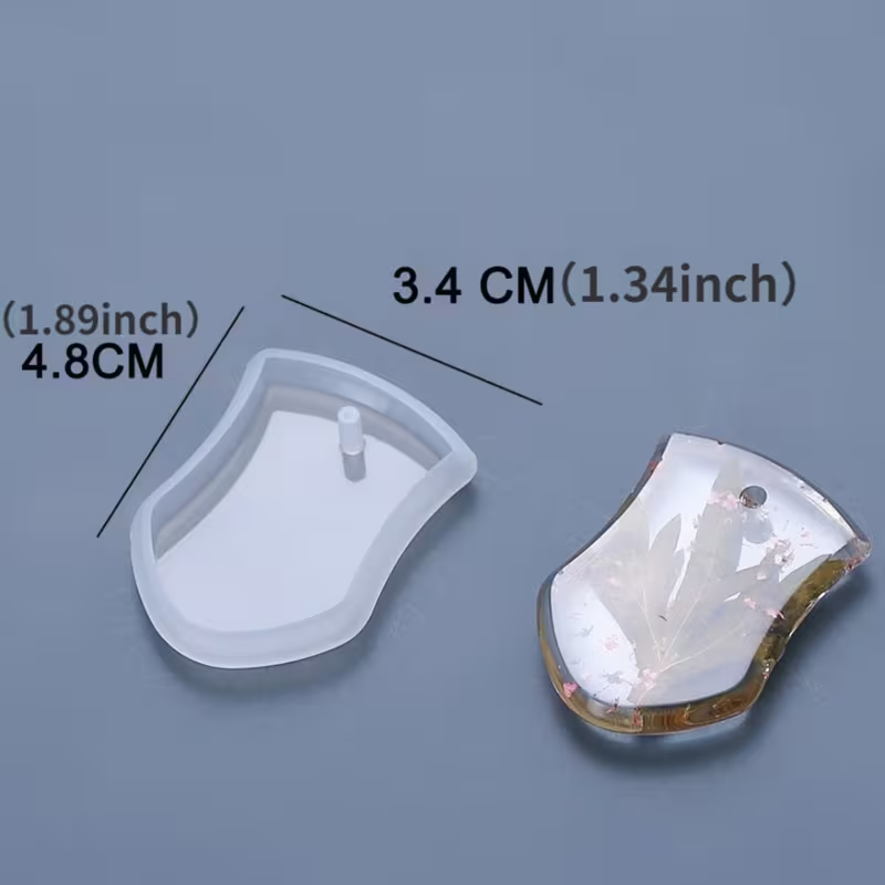 Mold for DIY Keychain Pendant Silicone Mold Set - For Making Crystal Epoxy Resin Pendant And Jewelry Silicon Mould for resin art