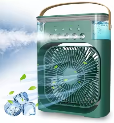 Large Random Color Portable Air Conditioner Fan Mist Fan , Mini Evaporative Air Cooler