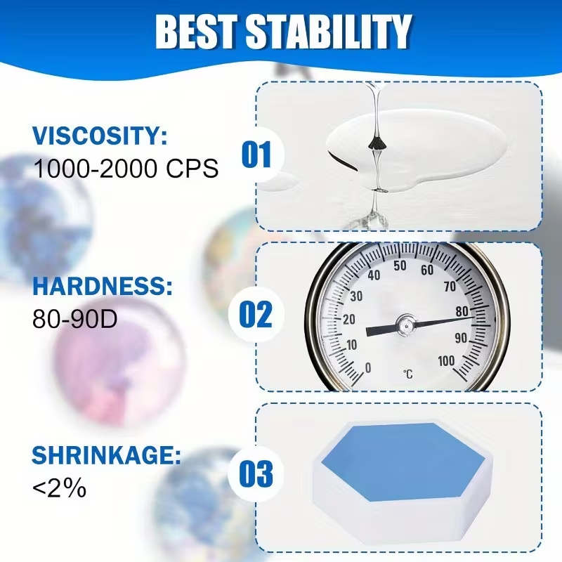 10/15/25/60/100/200g UV Resin Hard Glue Transparent LED DIY Tools UV Resin Crystal Clear Ultraviolet Fast Curing For Jewelry Making, Craft Decoration