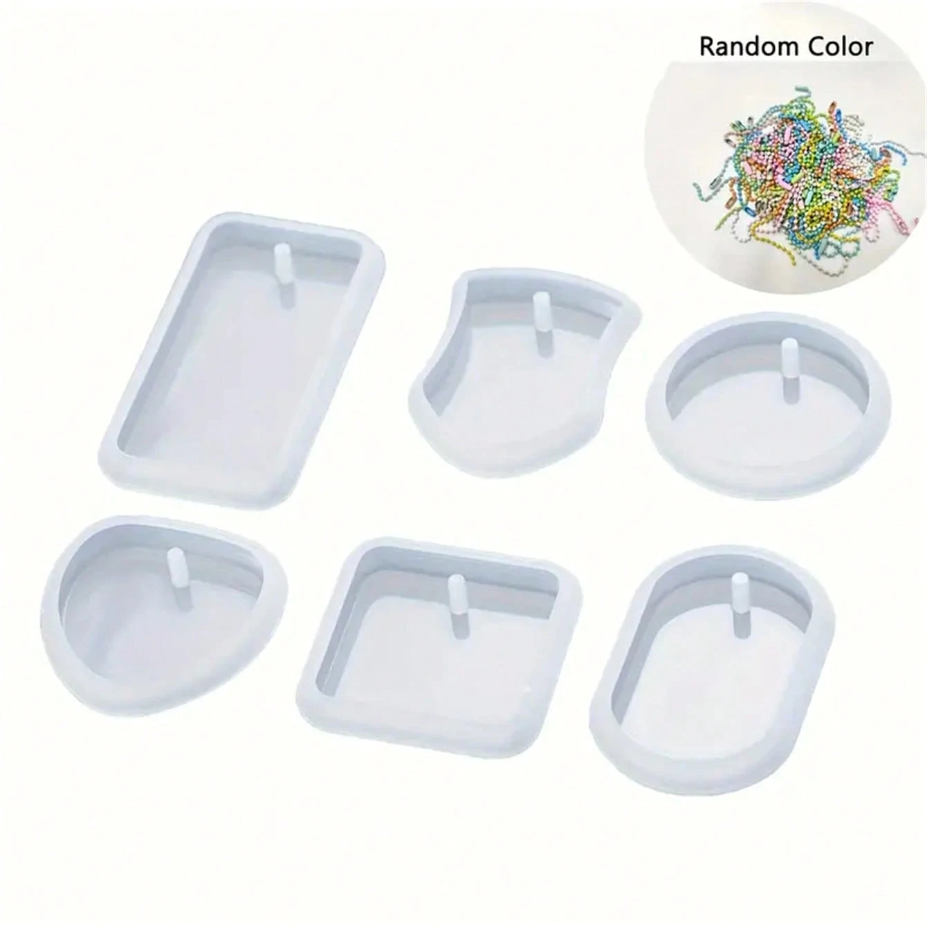Mold for DIY Keychain Pendant Silicone Mold Set - For Making Crystal Epoxy Resin Pendant And Jewelry Silicon Mould for resin art