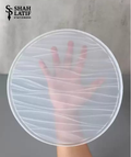 Wave Ripple Texture Round Coaster Silicone Mold – Large