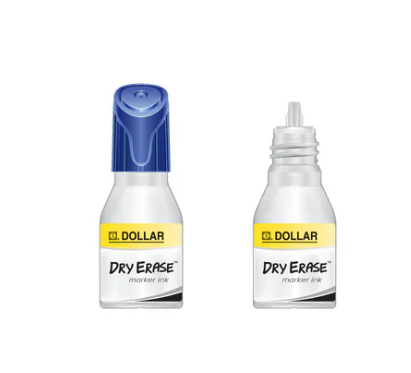 Dollar Blue Bottle Dry Erase Marker Ink 15ml  [RS][1Pc]
