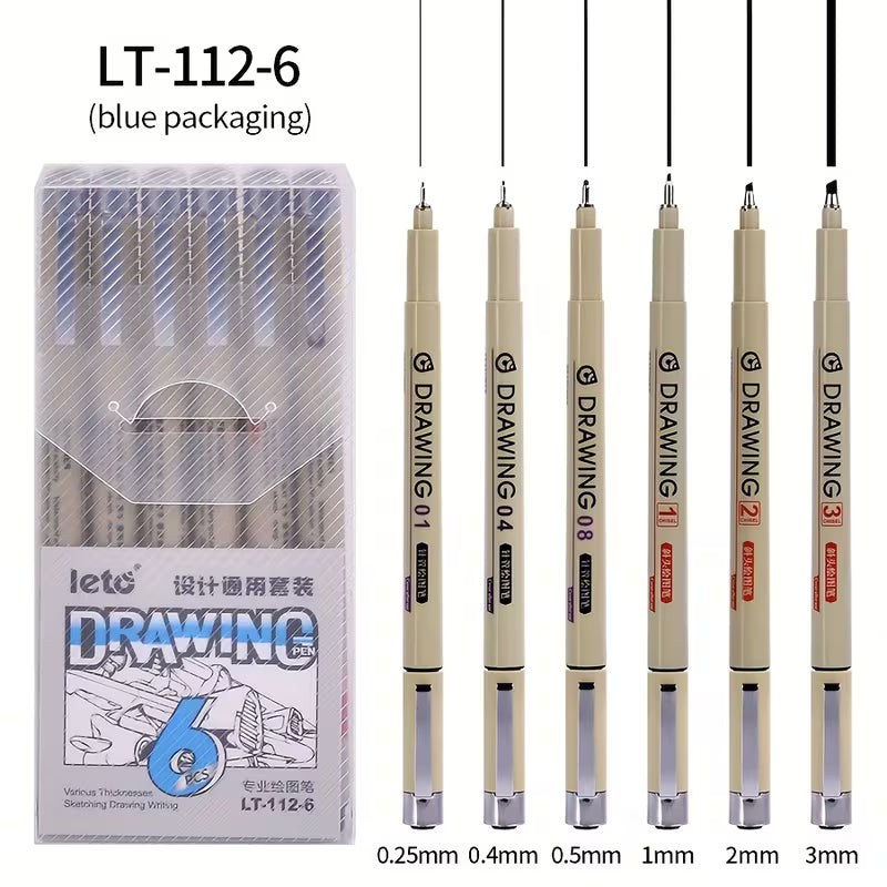 Drawing Pen Fine Liner, best Sketching Pens for Arts & Craft Students Pigment Liner Pigma Micron Drawing Pens