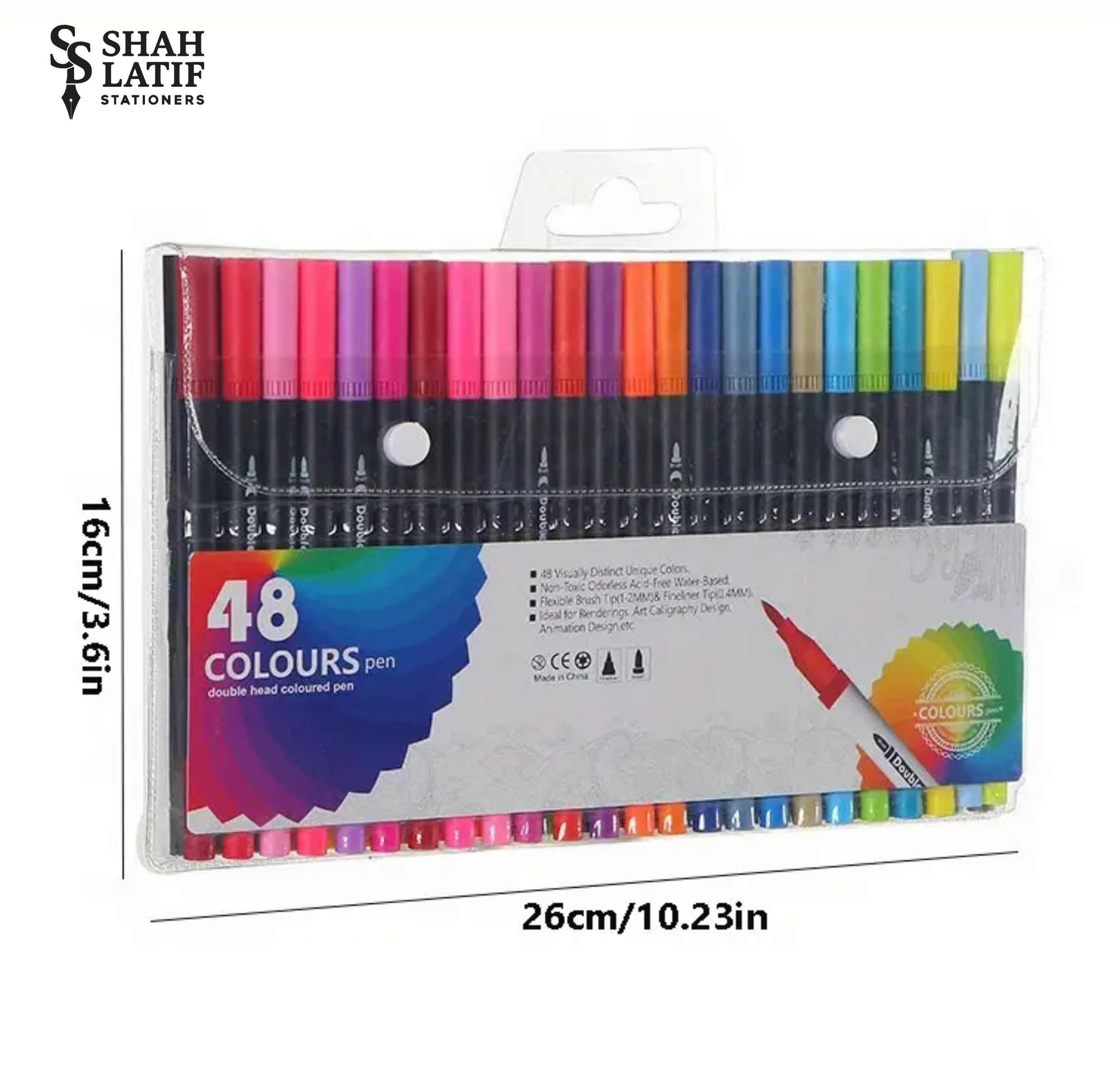 Dual Tip Brush Art Markers, Flexible Brush & Fine Tip, for Adult Coloring, Bullet Journaling, Sketching