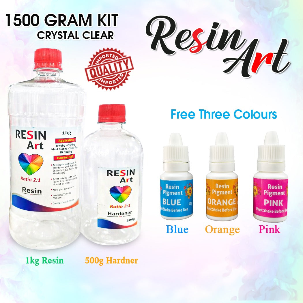 Imported Epoxy Resin Crystal Clear liquid kit