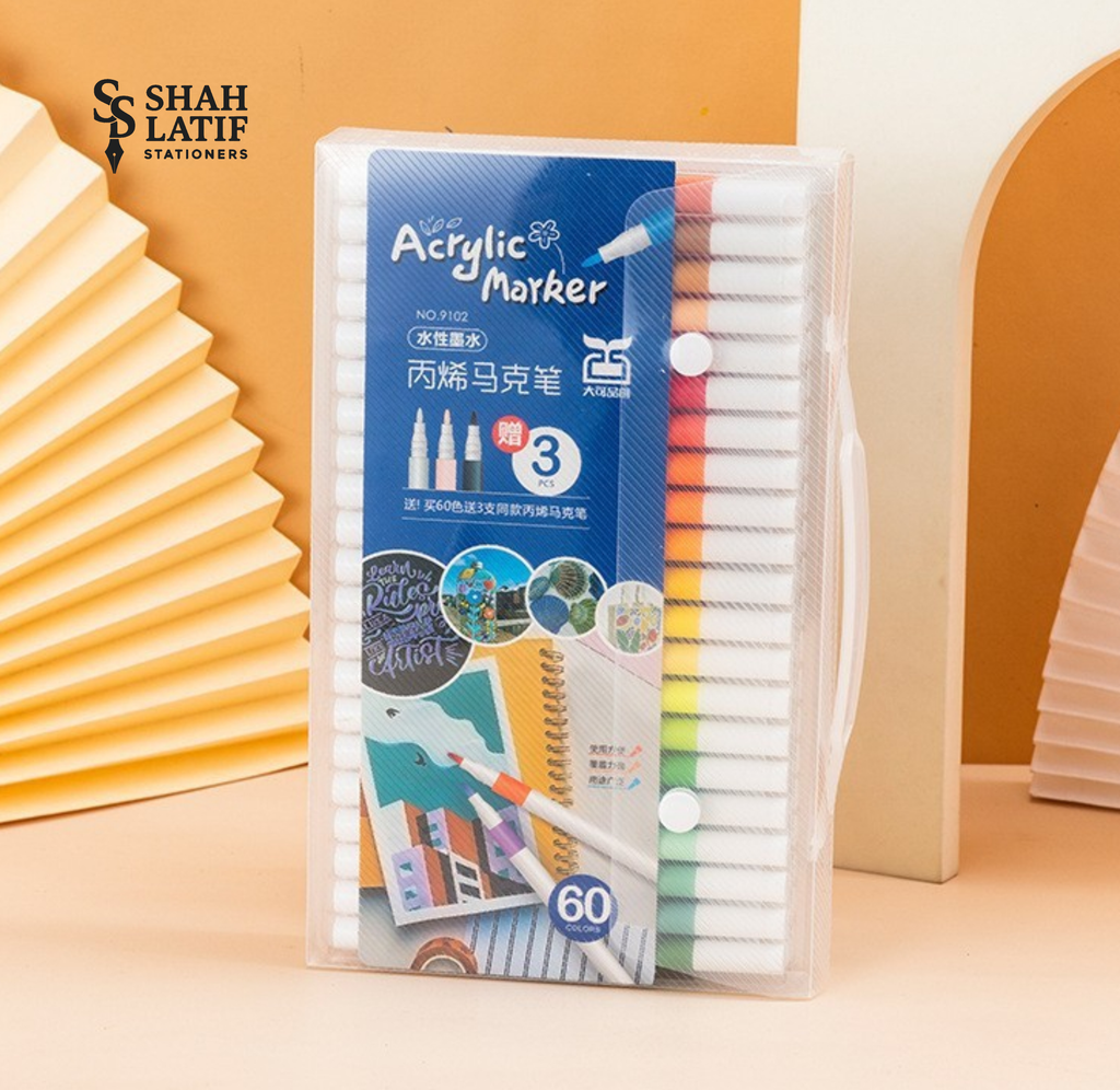 Acrylic Paint Markers Wood, Glass, Fabric, Stone Arts and Crafts, Professional Artistic Use