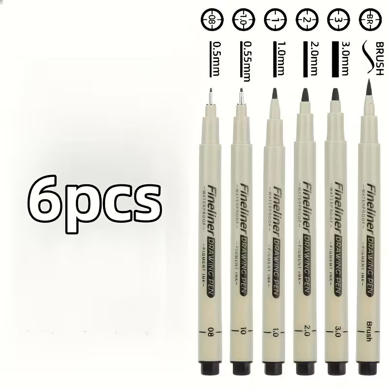 Drawing Pen Fine Liner, best Sketching Pens for Arts & Craft Students Pigment Liner Pigma Micron Drawing Pens