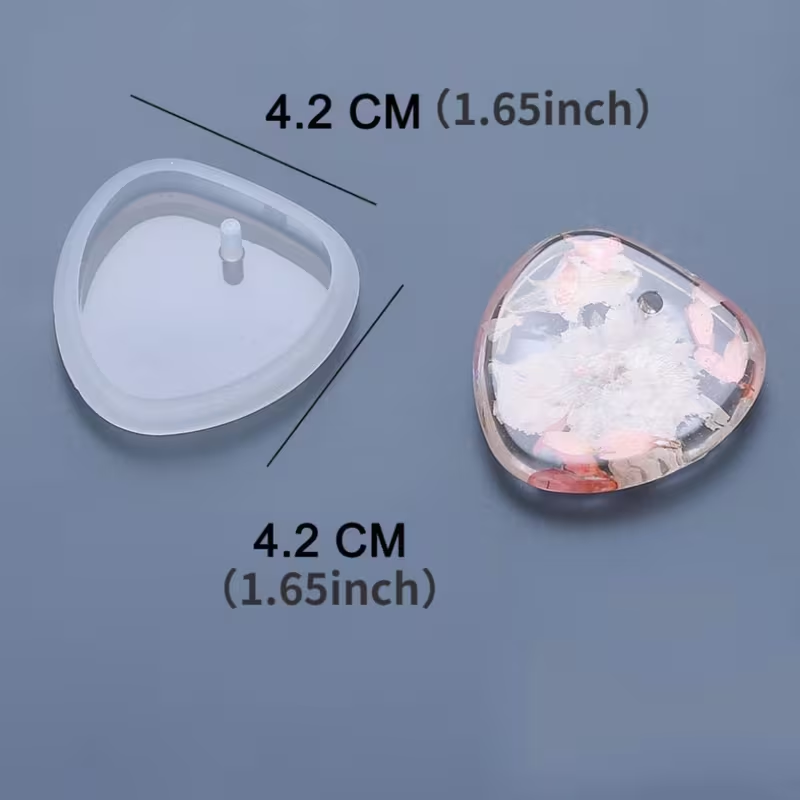 Mold for DIY Keychain Pendant Silicone Mold Set - For Making Crystal Epoxy Resin Pendant And Jewelry Silicon Mould for resin art