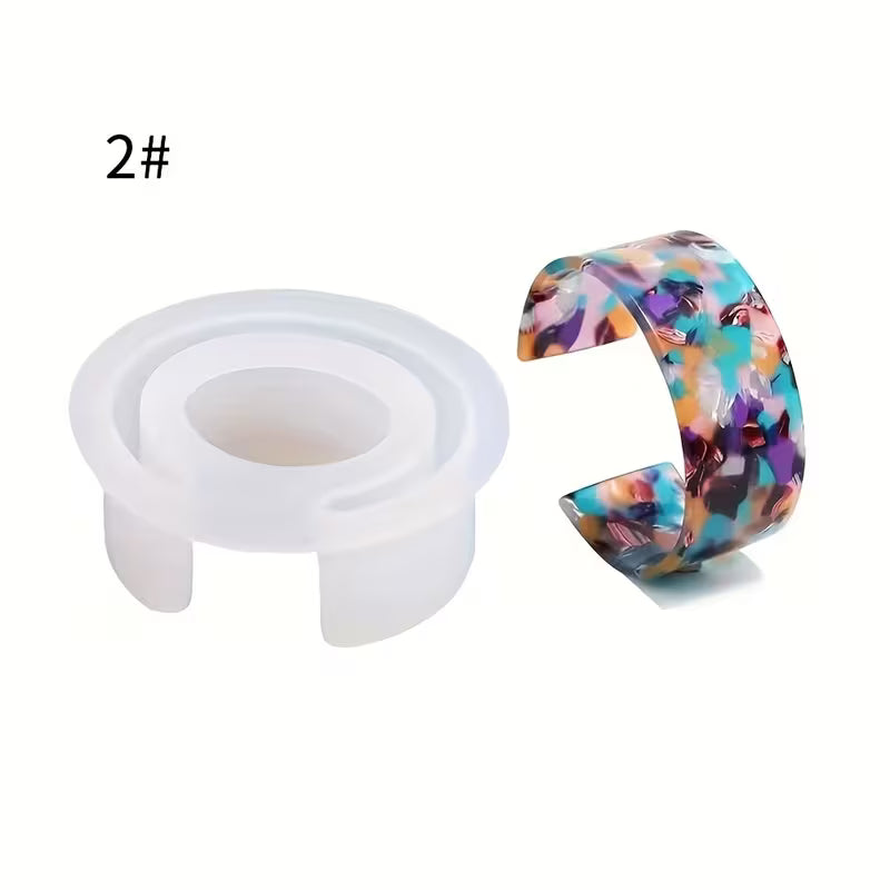 Resin Bangle Mold Set (Pack of 4 Different Size) | Silicone Resin Mold