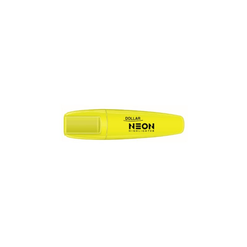Dollar Neon Highlighter Yellow HL-625 [RS][1Pc]