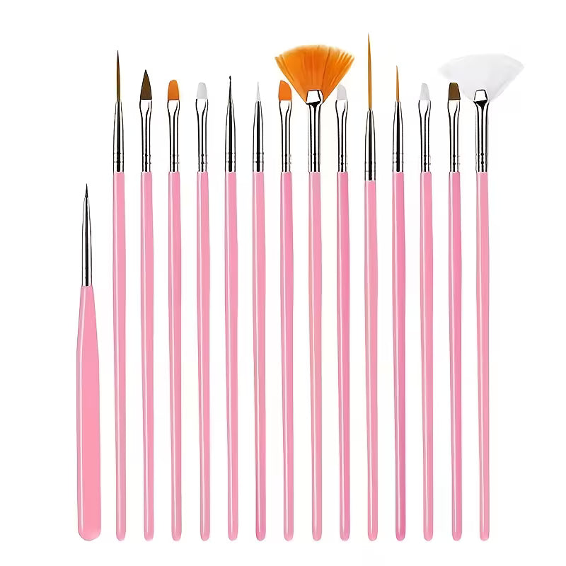 12 pcs M High Quality Nylon Professional Paint Brush Set