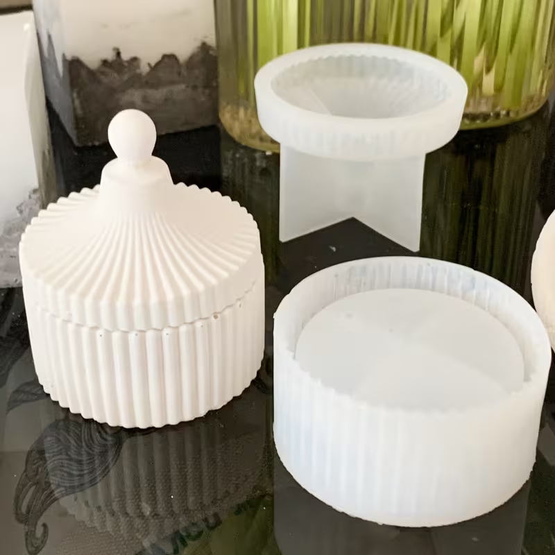Box-Shaped Resin Molds, Heart-Shaped Jewelry Box Molds, Silicone Resin Molds, Hexagonal Storage Box Molds, And Square Epoxy Resin Molds, Used for Creating Resin Molds Box Jar Silicone Mold, For Epoxy Resin