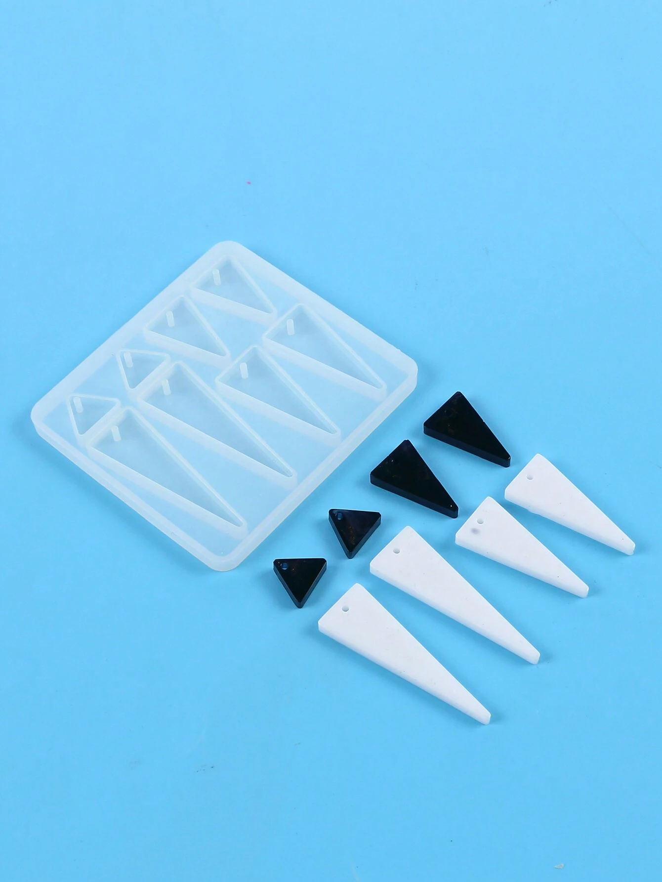 Resin Jewelry Mold, Silicone Mold With Holes, For Epoxy Resin Jewelry Casting, Can Be Used To Make Earrings, Pendants, Keychains And Other Jewelry, DIY Handmade - Mold for Resin Art