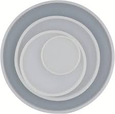 Round Coaster Silicone Mold Set – 4 Sizes (Nested)