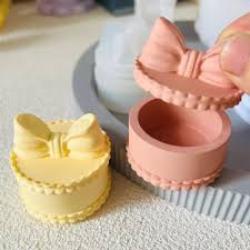 Bow Ribbon Round Box Silicone Mold – Ring & Jewelry Storage Box