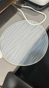 Wave Ripple Texture Round Coaster Silicone Mold – Large
