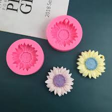 Sunflower Silicone Mold – Large 3D Single Flower