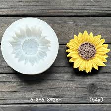 Sunflower Silicone Mold – Large 3D Single Flower