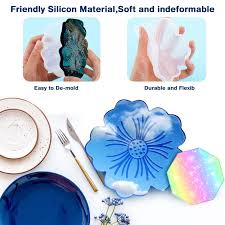 Flower Cloud Coaster Silicone Mold – Scalloped Petal Edge (High Quality)