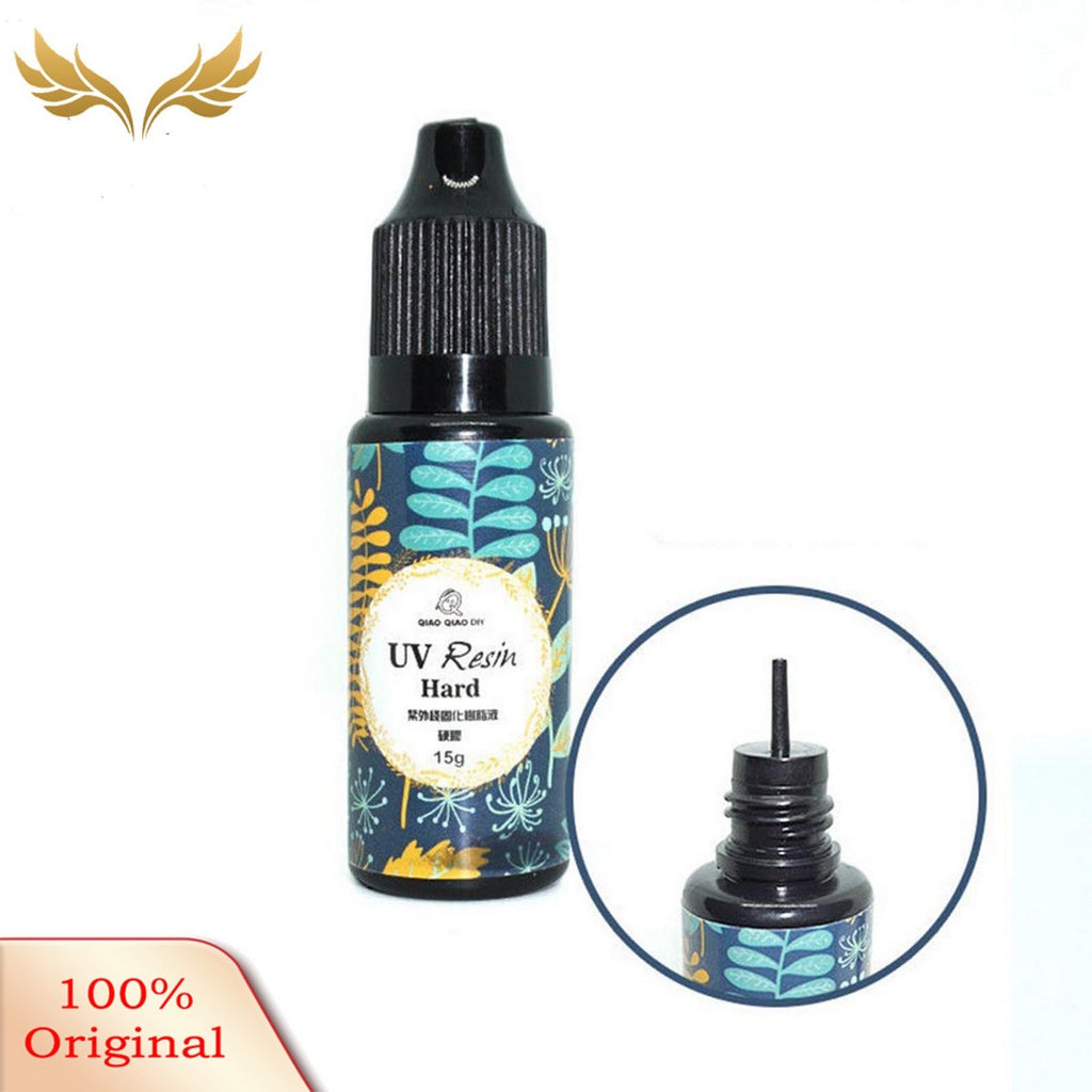 10/15/25/60/100/200g UV Resin Hard Glue Transparent LED DIY Tools UV Resin Crystal Clear Ultraviolet Fast Curing For Jewelry Making, Craft Decoration