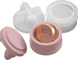 Bow Ribbon Round Box Silicone Mold – Ring & Jewelry Storage Box