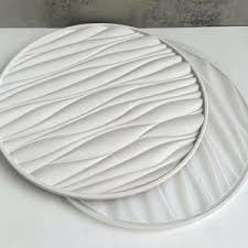 Wave Ripple Texture Round Coaster Silicone Mold – Large