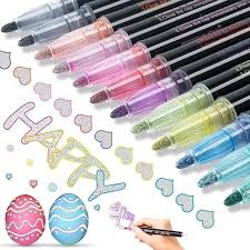 48 - 8 Colors Double Line Outline Markers